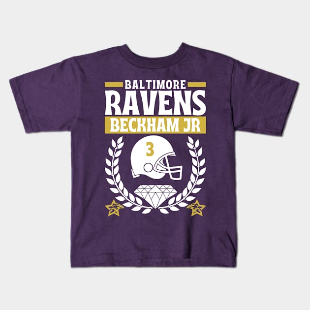 Baltimore Ravens Backham Jr 3 Edition 2 Kids T-Shirt by Astronaut.co